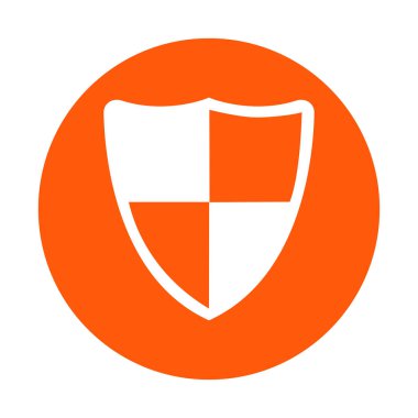 Kalkan kutsal kişilerin resmi. Koruma kavramı. Algılamak ve bilgisayar virüsleri yok etmek için tasarlanmış yazılım.