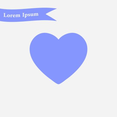 Sevgililer kalp simgesi. Aşk işareti. İçerik derecelendirme geliştirmek.