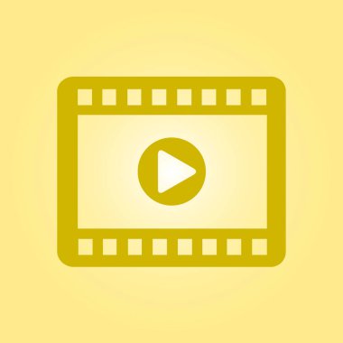 basit video kutsal kişilerin resmi, vektör çizim