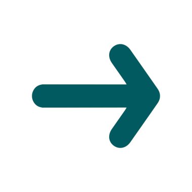 Ok simgesi. Kara navigasyonu için işaretçi yönünü.