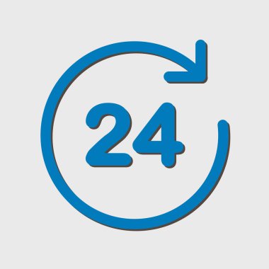 Saat saat etrafında bir gün simgesini açın..