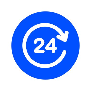 Saat saat etrafında bir gün simgesini açın..