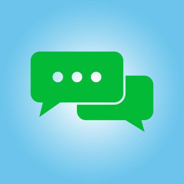 İletişim vektör çizim simgesi. Düz tasarım stili.