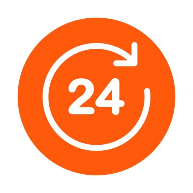 Saat saat etrafında bir gün simgesini açın..