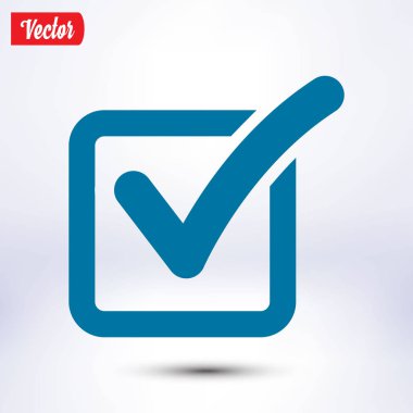 Evet işareti sembolü.