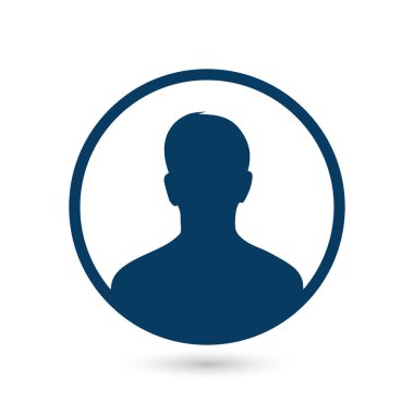 Kullanıcı simgesi simgesi. Kişi sembolü. İnsan avatarı. Düz stil.. 