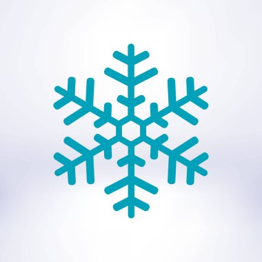 Kar tanesi simgesi. Yılbaşı Dekorasyonu. Tüm Noel ve yeni yıl kutlamak için.