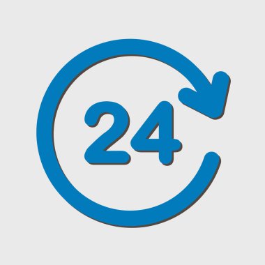 Saat saat etrafında bir gün simgesini açın..