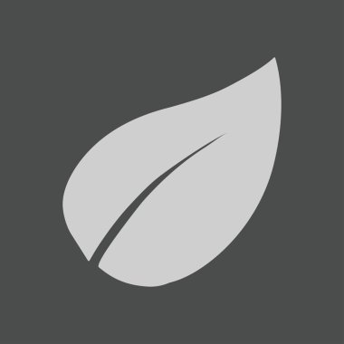 Yaprak işareti simgesi.