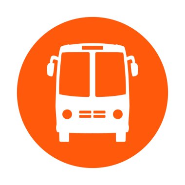 Otobüs simgesi. Lokomotif sembolü. Uluslararası Turizm trafik. Rahat Araçlar.