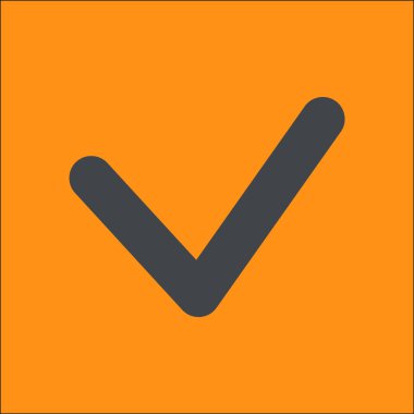 Evet işareti sembolü.