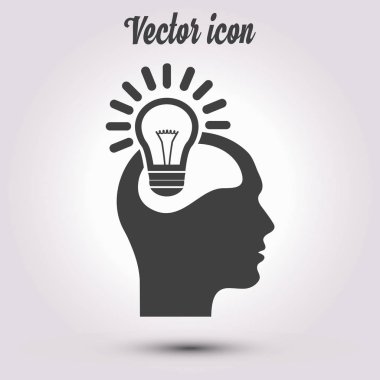 Yaratıcı fikirler ampul kavramı. Fikirler simgesi.