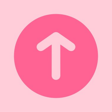 Ok simgesi. Kara navigasyonu için işaretçi yönünü.