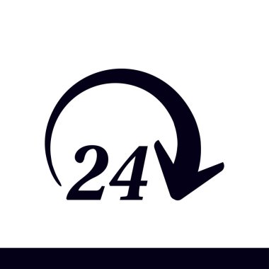 Saat saat etrafında bir gün simgesini açın. Rozet-saat çalışma süresi.