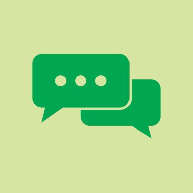 İletişim vektör çizim simgesi. Düz tasarım stili.