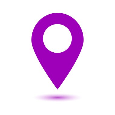 Basit gezinme simgesi, vektör illüstrasyonu