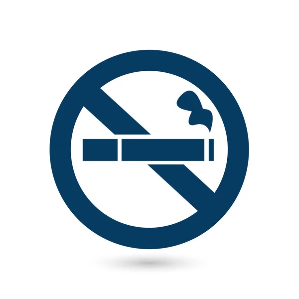 Smoke Icon Stop Smoking Symbol Vector Illustration Filter Tipped Cigarette — Stock Vector