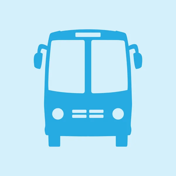 Bus Pictogram Bustrade Symbool Internationaal Toeristisch Verkeer Comfortabele Voertuigen — Stockvector