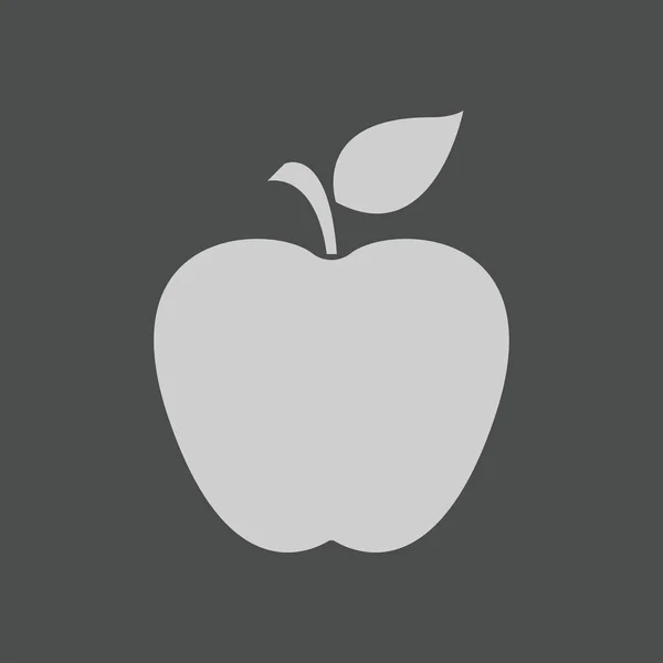 Яблуко Значок Векторна Кольорова Ілюстрація — стоковий вектор
