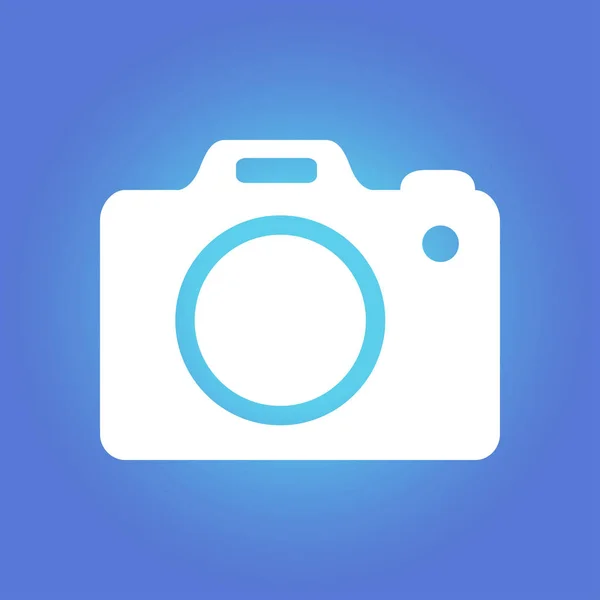 Símbolo Cámara Icono Signo Cámara Dslr Cámara Digital Estilo Diseño — Archivo Imágenes Vectoriales