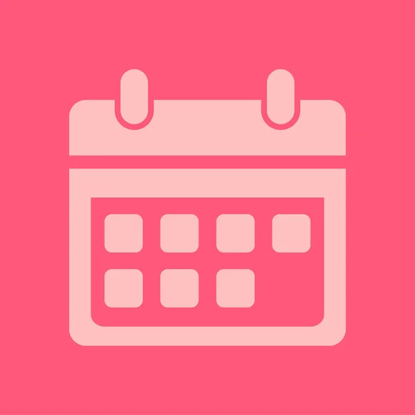 カレンダーのアイコンをベクトルします 重要な日付印 フラットなデザイン スタイル — ストックベクタ