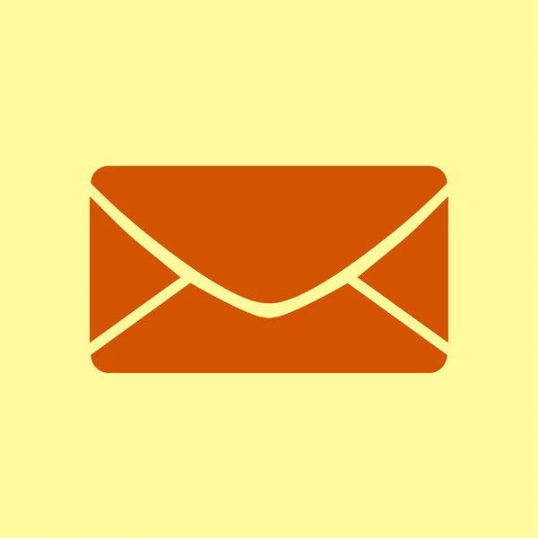 Плоска Піктограма Піктограмою Letter Mail Векторний Символ — стоковий вектор