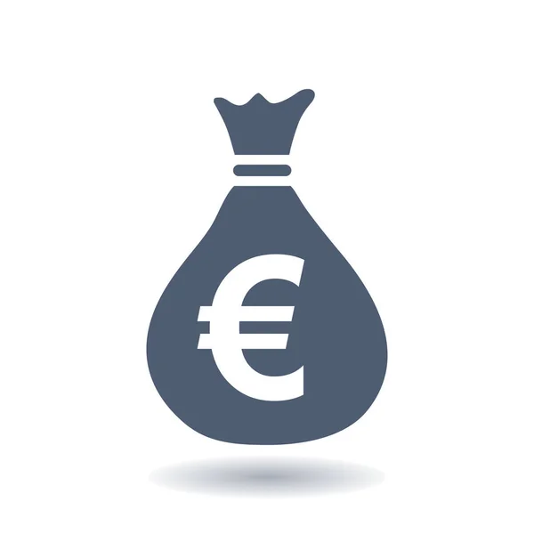 Euro Eur Símbolo Moeda Estilo Design Plano —  Vetores de Stock