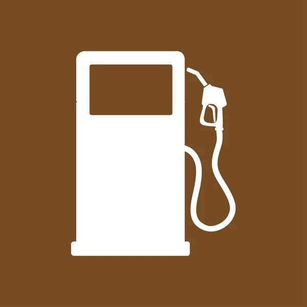 Icono Simple Boquilla Bomba Gasolina Ilustración Del Vector — Archivo Imágenes Vectoriales