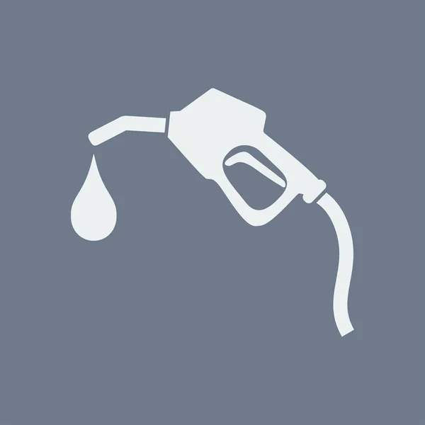 汽油泵喷嘴简单图标 矢量插图 — 图库矢量图片