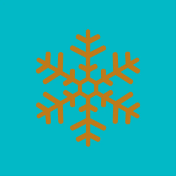 Icono Del Copo Nieve Decoración Año Nuevo Todo Para Celebrar — Archivo Imágenes Vectoriales