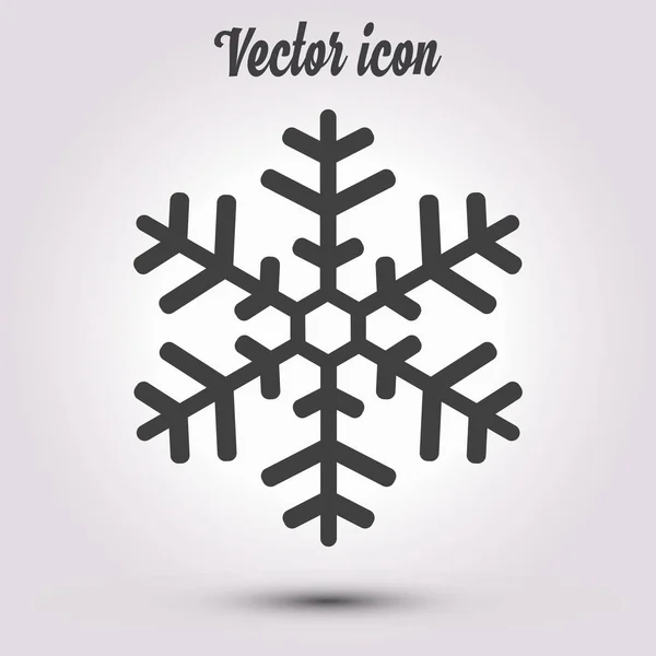 Ícone Floco Neve Decoração Ano Novo Todos Para Celebrar Ano — Vetor de Stock