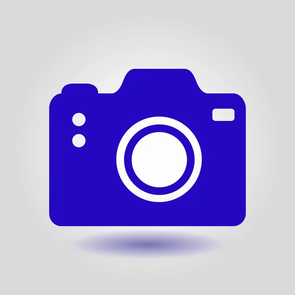 Símbolo Cámara Icono Signo Cámara Dslr Cámara Digital Estilo Diseño — Vector de stock