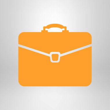 Evrak çantası ikonu, vektör illüstrasyonu. düz tasarım biçimi. 