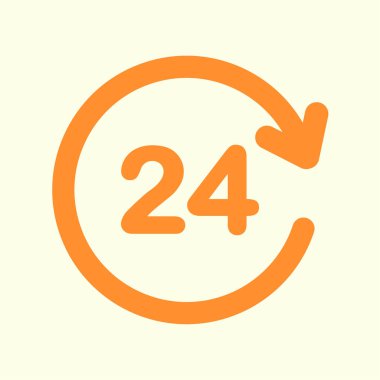 Saat saat etrafında bir gün simgesini açın..