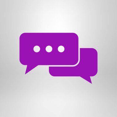 Geneli düz tasarım simgesi bubbles 