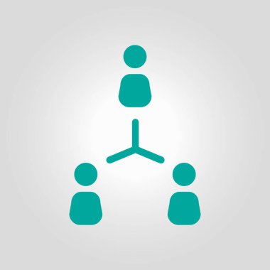 İletişim kavramı, vektör çizim basit simgesi