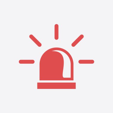 Polis tek simge. Alarm güç düğmesi. Polis seslenmek düğme.