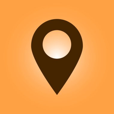 Basit gezinme simgesi, vektör illüstrasyonu