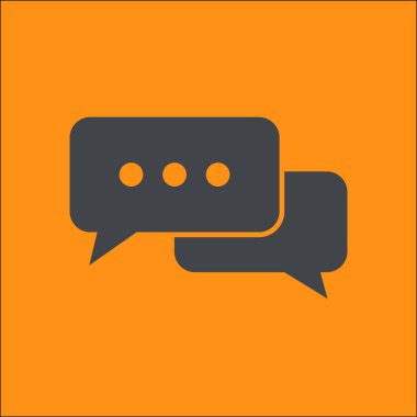 Geneli düz tasarım simgesi bubbles 