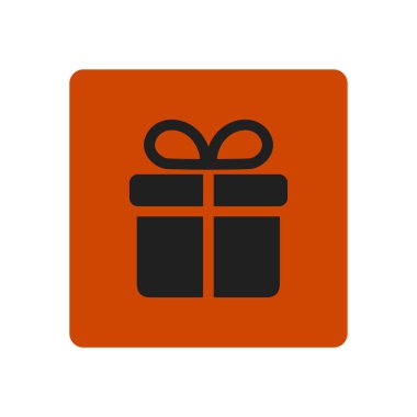 Hediye kutusu simgesi. Hediye - kişisel bir teklif. Hediye paketleri.