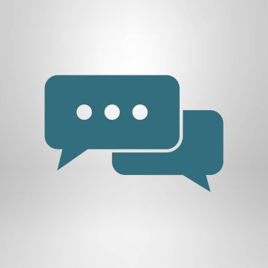 Geneli düz tasarım simgesi bubbles 