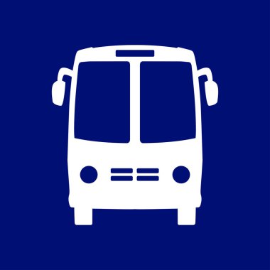 Otobüs simgesi. Lokomotif sembolü. Uluslararası Turizm trafik. Rahat Araçlar.