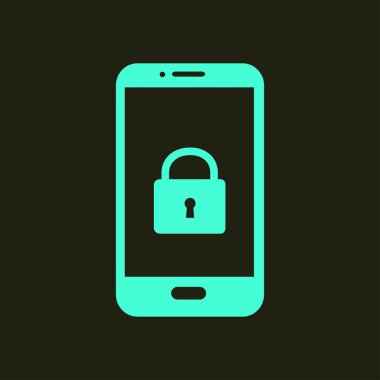 Internet güvenlik kavramı simgesi. Kimlik ve koruma simgesi.