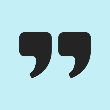 Konuşma simgesini. İletişim sembolü. Sohbet alıntı işareti.