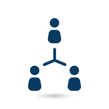 İletişim kavramı, vektör çizim basit simgesi