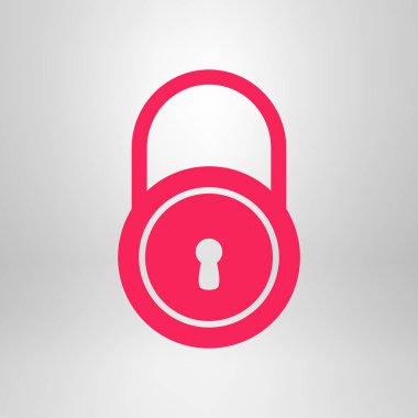 Kilit işareti simgesi.