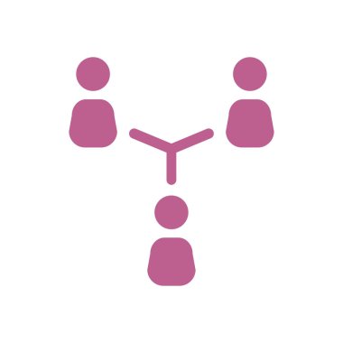 İletişim kavramı, vektör çizim basit simgesi