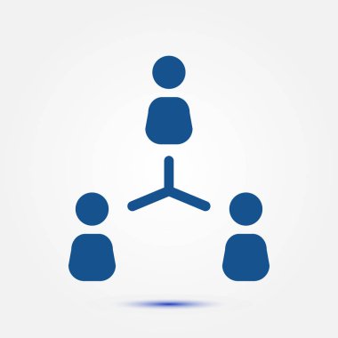 İletişim konsepti. Sosyal ağ tek simgesi. Küresel teknoloji İş dünyasındaki sosyal bağlantılar ağı.