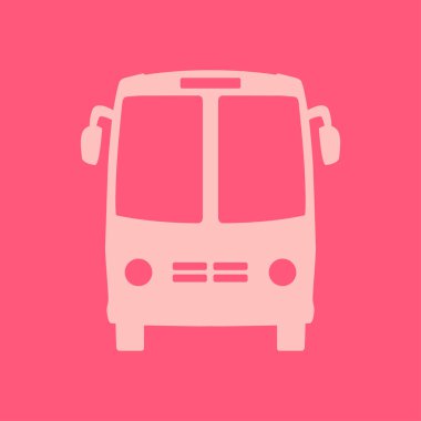 Otobüs simgesi. Lokomotif sembolü. Uluslararası Turizm trafik. Rahat Araçlar.