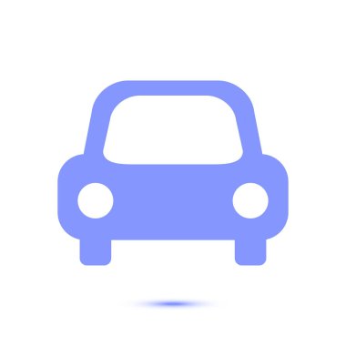 Taşıma simgesi. Araba işareti. Teslimat taşıma sembolü.